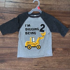 Second birthday toddler shirt